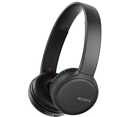 Sony WH-CH510 Bluetooth Wireless On Ear Headphones with Mic (Black)