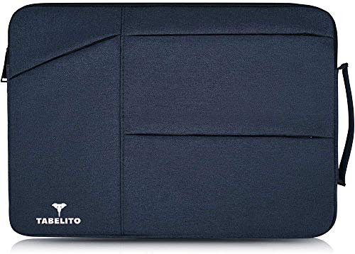 Tabelito® Hybrid Laptop Bag Sleeve Case Cover Pouch for 15.6 Inch (39.6cm) Laptop Apple/Dell/Lenovo/Asus/Hp/Samsung/Mi/MacBook/Ultrabook/Thinkpad/Ideapad/Surfacepro (Blue)