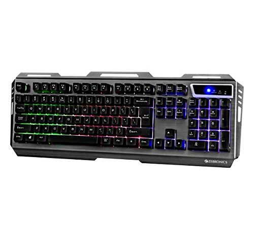 Zebronics Zeb-Transformer-k USB Gaming Keyboard with Multicolor LED Effect