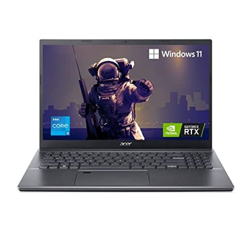 Acer Aspire 5 Gaming Intel Core i5 12th gen (12-Cores) (16 GB/512 GB SSD/Windows 11 Home/4 GB Graphics/NVIDIA GeForce RTX 2050) A515-57G/ Gaming Laptop (15.6 inch, Steel Gray 1.8 Kg