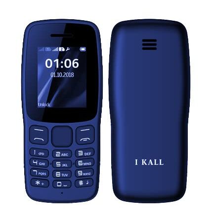 I KALL K100 Mobile (1.8 Inch, Dual Sim) (Blue)