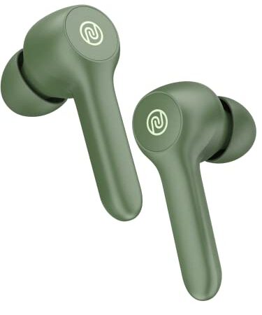 Noise Buds VS201 V2 Truly Wireless Earbuds with Dual Equalizer | Total 14-Hour Playtime | Full Touch Control | IPX5 Water Resistance and Bluetooth v5.1 (Olive Green)