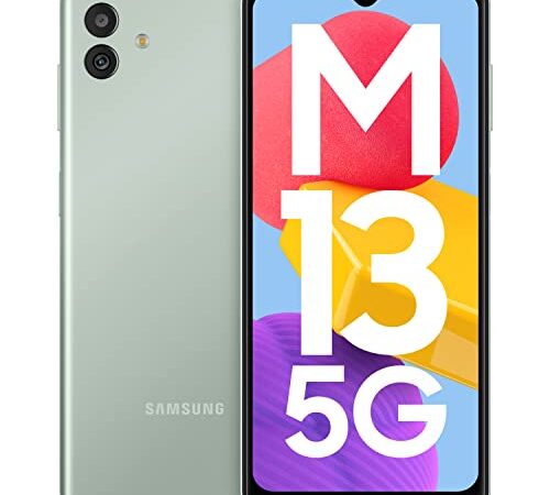 Samsung Galaxy M13 5G (Aqua Green, 6GB, 128GB Storage) | 5000mAh Battery | Upto 12GB RAM with RAM Plus