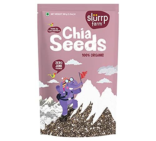 Slurrp Farm Organic Chia Seeds, 100 G