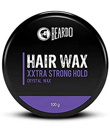 Beardo Xxtra Stronghold Hair Wax | Crystal Hair Wax | Hair Wax Men | Glossy Finish | Shine |Extra Strong Hold | Styling Wax | 100 gm