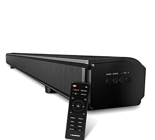 Blaupunkt SBA01 100W Soundbar with Built in Subwoofer, HDMI-Arc, Optical, Aux-in, USB & Bluetooth, Black