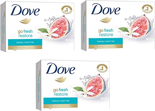 Dove Go Fresh Restore Beauty Cream Bar Set of 3*100g