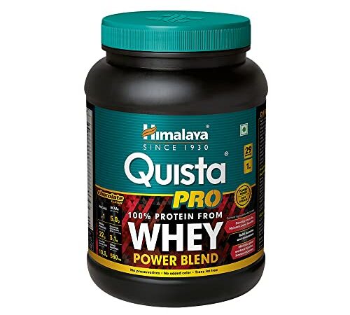 Himalaya Quista Pro Advanced Whey Protein Powder - 1kg (Chocolate)