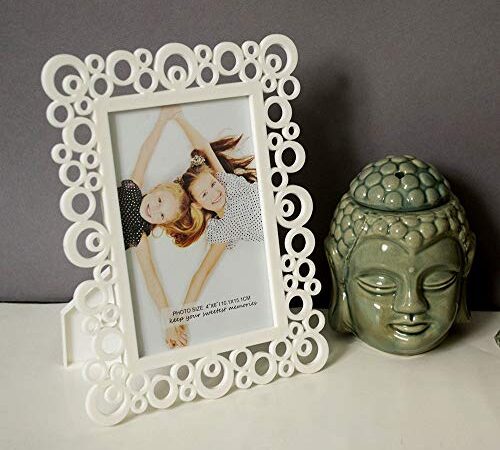 Painting Mantra & Art Street Decoralicious White Designer Circular Motif Photo Frame