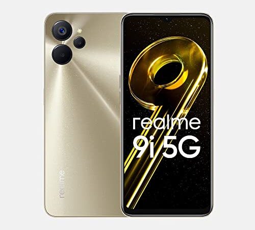 Realme 9i 5G (Metallica Gold, 6GB RAM, 128GB Storage)