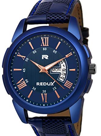 Redux RWS0216S Analogue Blue Linear Designer Dial Men’s & Boy's Watch