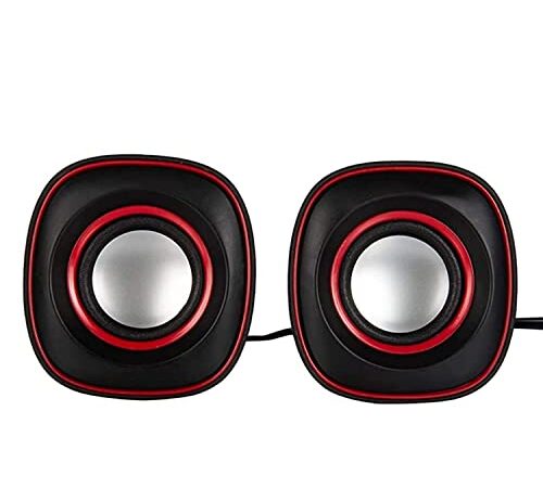 Techworld Computer Service USB Multimedia Speakers for Laptops & Desktop, TB-015 (Multicolour)