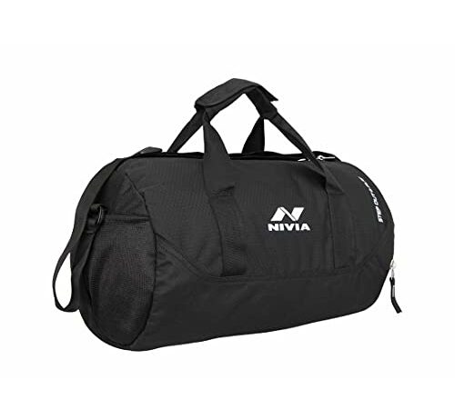 Nivia Beast Gym Bag-4 (Black)