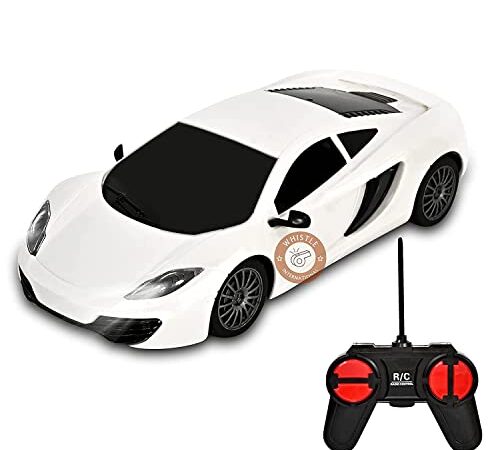 Partish Remote Control Car Remote Car for Kids /Toy Vehicle Motor RC Cars/Birthday Gifts for Kids/ Boys and Girls Age 3 4 5 6 7 8 9 10 Years Boys Girl (White)