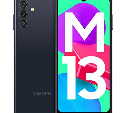 Samsung Galaxy M13 (Midnight Blue, 6GB, 128GB Storage) | 6000mAh Battery | Upto 12GB RAM with RAM Plus