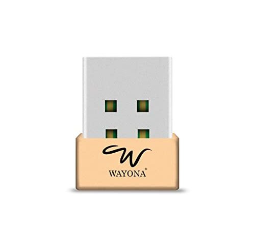 Wayona USB WiFi Adapter for PC Wyn 12 N150 Wireless Network Adapter for Desktop Laptop - Nano Size WiFi Dongle Compatible with Windows 10/7/8/8.1/XP