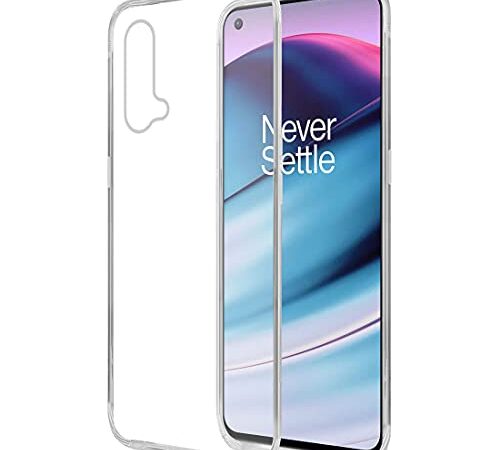 Amazon Brand - Solimo Basic Back Cover for OnePlus Nord CE 5G (Silicone | Clear)