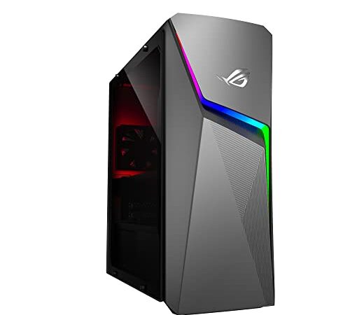 ASUS ROG Strix G10DK, 8 Core AMD Ryzen 7 3700X, Gaming Desktop (16GB/1TB HDD + 512GB SSD/8GB  GeForce RTX 3060 Ti Graphics/Windows 11/with Keyboard & Mouse/Gray/8 kg), G10DK-73700X106W