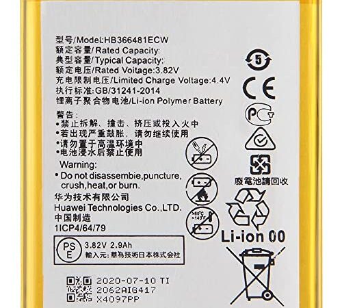 Online City World 6 Month Warranty Mobile Phone Battery for Huawei Honor 9 Lite HB366481ECW (Original with 100% Battery Health)