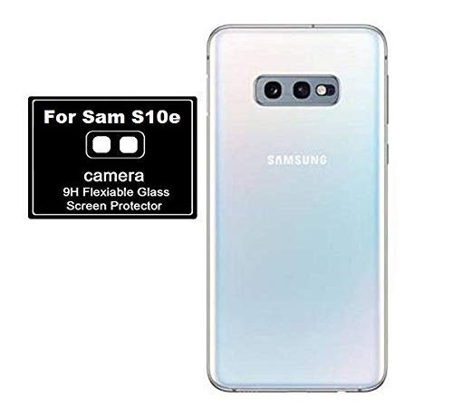 Spark Samsung Galaxy S10 E Camera Protection Glass | FREE Sim Ejector Pin | Anti Scratch Back Camera Lens Protector for Samsung Galaxy S10 E