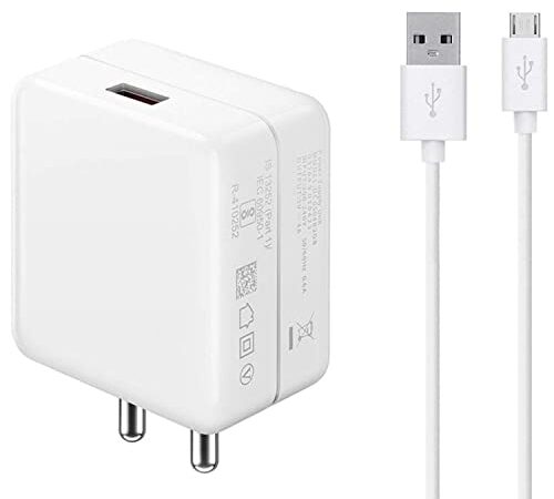 Ultra Fast Charger for Oppo F11 Pro Charger Original Adapter Like Wall Charger | Mobile Charger | Qualcomm QC 3.0 Quick Charge Adaptive Fast Charging, Rapid, Dash, VOOC, AFC Charger With 1 Meter Micro USB Data Cable (3.0 Amp, JD2, White)