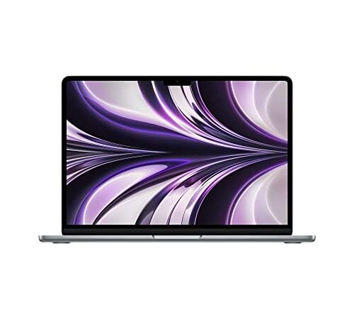 2022 Apple MacBook Air Laptop with M2 chip: 34.46 cm (13.6-inch) Liquid Retina Display, 8GB RAM, 256GB SSD Storage, Backlit Keyboard, 1080p FaceTime HD Camera. Works with iPhone/iPad; Space Grey