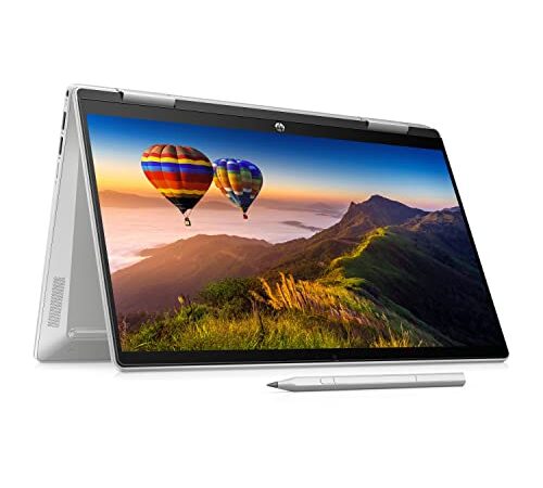 HP Pavilion x360, 12th Gen Intel Core i7,16GB RAM/512GB SSD 14-inch(35.6 cm) FHD, Multitouch, Micro-Edge Display/Alexa/Win 11/Intel Iris Xe Graphics/5MP Camera/B&O/Backlit KB/Pen/MSO,14-ek0088TU