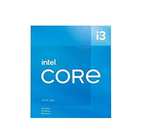 Intel Core i3-10105F LGA1200 Desktop Processor 4 Cores 8 Threads up to 4.40GHz 6MB Cache