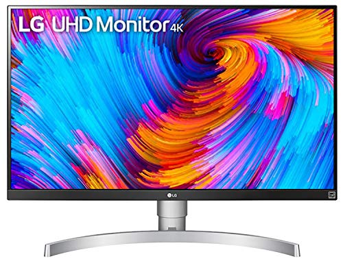 LG 68.58 cm (27 inch) 4K-UHD (3840 x 2160) VESA Display HDR 400 Monitor with IPS Panel, Radeon FreeSync, Height/Pivot/Tilt Adjustable Stand, HDMI x 2, Display Port- 27UL650 (White)