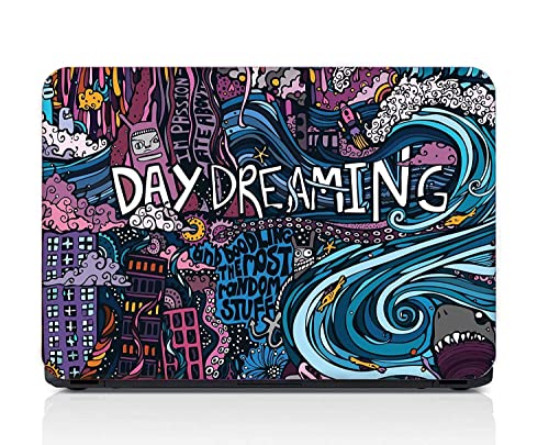 PIXELARTZ Laptop Skin Day Dreaming Abstract Graffiti HD Quality 15.6 Inches Multi Colour (9083)