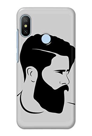 PRINTFIDAA Printed Hard Back Cover Case for Mi A2 Back Cover (Hipster Style) -2501