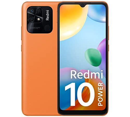 Redmi 10 Power (Sporty Orange, 8GB RAM, 128GB Storage)