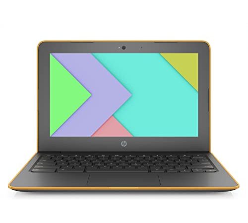 (Renewed) HP ChromeBook 11.6 inches HD Laptop (AMD A4/4GB DDR4 RAM/16GB eMMC SSD/Wifi/Webcam/Chrome OS/Bluetooth 4.2/AMD R4 Graphics/Thin and Light), 1.3Kg