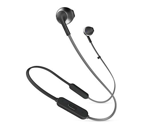 (Renewed) JBL Tune 205BT Bluetooth Wireless In Ear Earphones with Mic (Black)