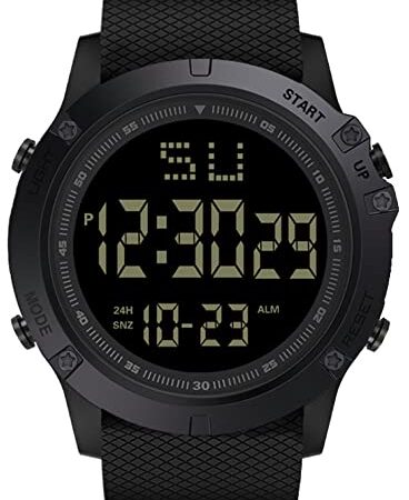 Scarter Multi Function Digital Sport Watch for Boys and Mens (Black)