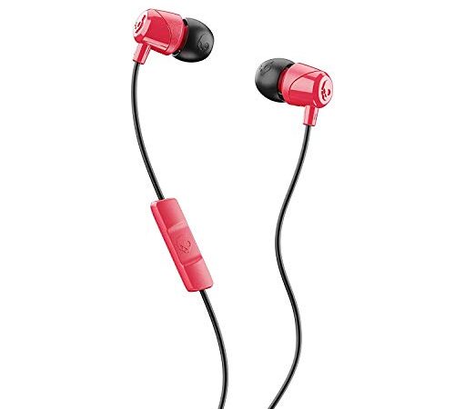 Skullcandy Jib (S2DUY-L676) Wired In Ear Earphone with Mic (Black/Red)