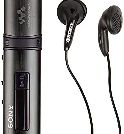 Sony NWZ-B183F Walkman 4GB Digital Music Player with FM, 20 hours of battery life (Black)