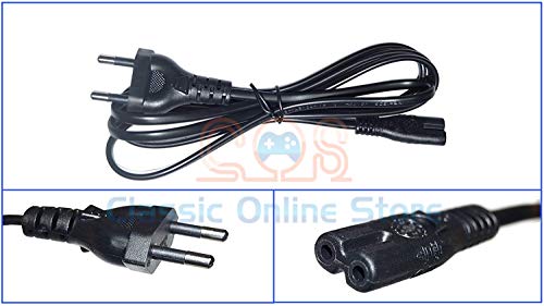 TCOS TECH Power Cable/Cord/Plug for for PS2, PS3, PS4, Xbox One S and Xbox One X Consoles (Cable Only)