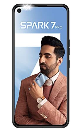 Tecno Spark 7 Pro (Magnet Black 6GB RAM 64GB Storage)