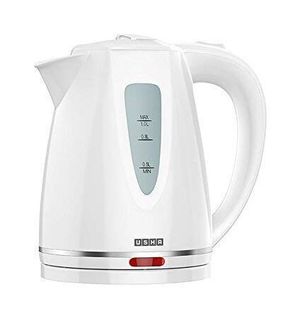 Usha EK 3315 Electric Kettle 1 L, 1200 Watt (White)