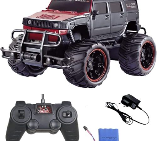 Vezimon Mud Racing Remote Control car/Racing Car Rock Crawler for Boys age 4+ years Rechargeable RC Car for Boys I High Speed Monster Racing Car I Anti Shock & Anti-Skid Tyre I Assorted Colours I Pack of 1