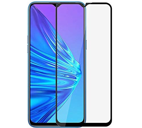 Casodon Tempered Glass 5D Full Glue,Full Coverage Premium Pro Tempered Glass for Vivo U20 - Black