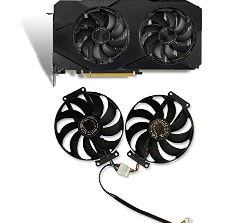 Cavabien FDC10H12S9-C T129215BU RTX 2060 Super 2070 GTX1660 Ti Cooling Fan for ASUS GTX 1660 1660Ti Dual EVO OC RTX2060 Graphics Card Cooler Fan