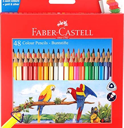 Faber-Castell 48 Triangular Colour Pencils