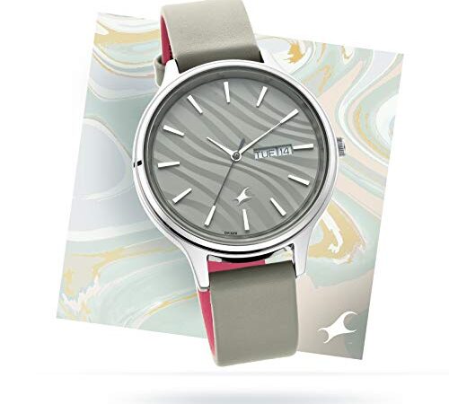 Fastrack Ruffles Analog Grey Dial Women's Watch-6207SL01