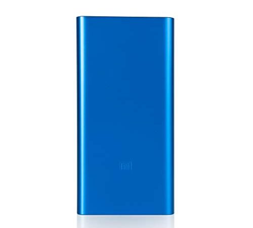 MI 10000mAh 3i Lithium Polymer Power Bank Dual Input(Micro-USB and Type C) and Output Ports 18W Fast Charging (Metallic Blue)