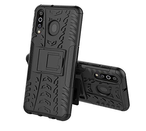 Prime Retail Back Cover Kickstand View Armor Case for Samsung Galaxy M30