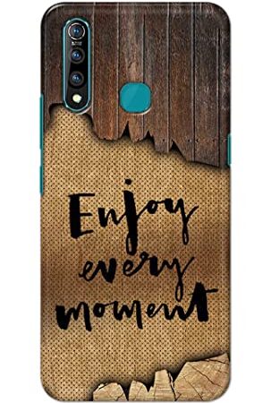 PRINTFIDAA Printed Hard Back Cover Case for Vivo Z1 Pro | Z1Pro Back Cover (Enjoy Every Moment Wooden) -1302