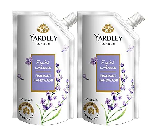 Yardley London English Lavender Hand wash Pouch, 750ml(Pack of 2)