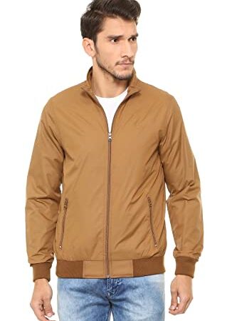 Allen Solly Men's A-Line Coat (ASJKOBOPZ49688_Light Brown_XXL 2XL)